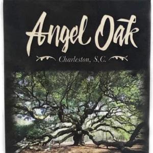 Angel Oak playing cards with tree image.