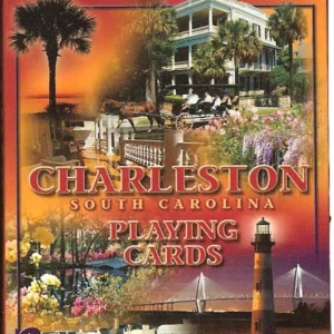 Charleston South Carolina playing cards packaging design.